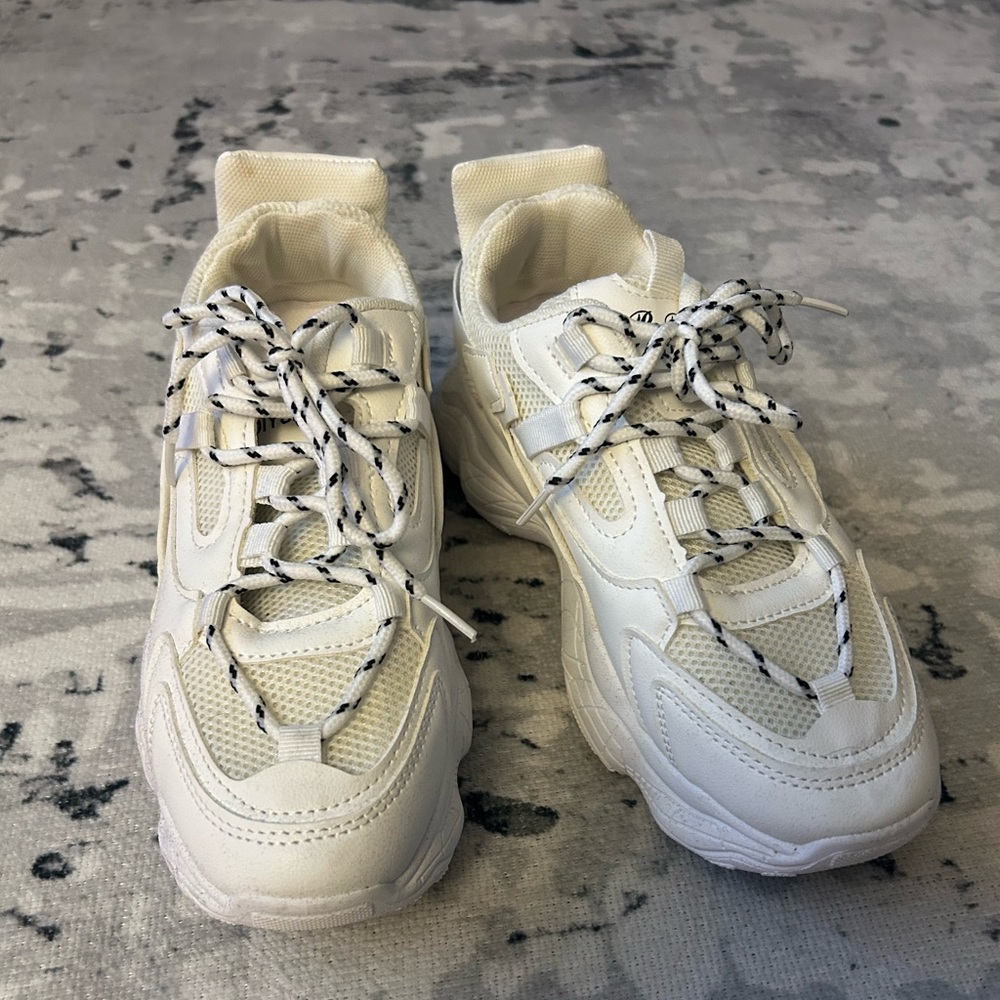 White Chunky Sneakers